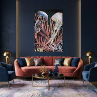 Metallic Coral - Poster Print - No Frame