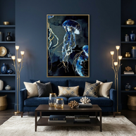 Metallic Ocean III - Poster Print - No Frame