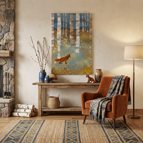Autumn Fox - Poster Print - No Frame