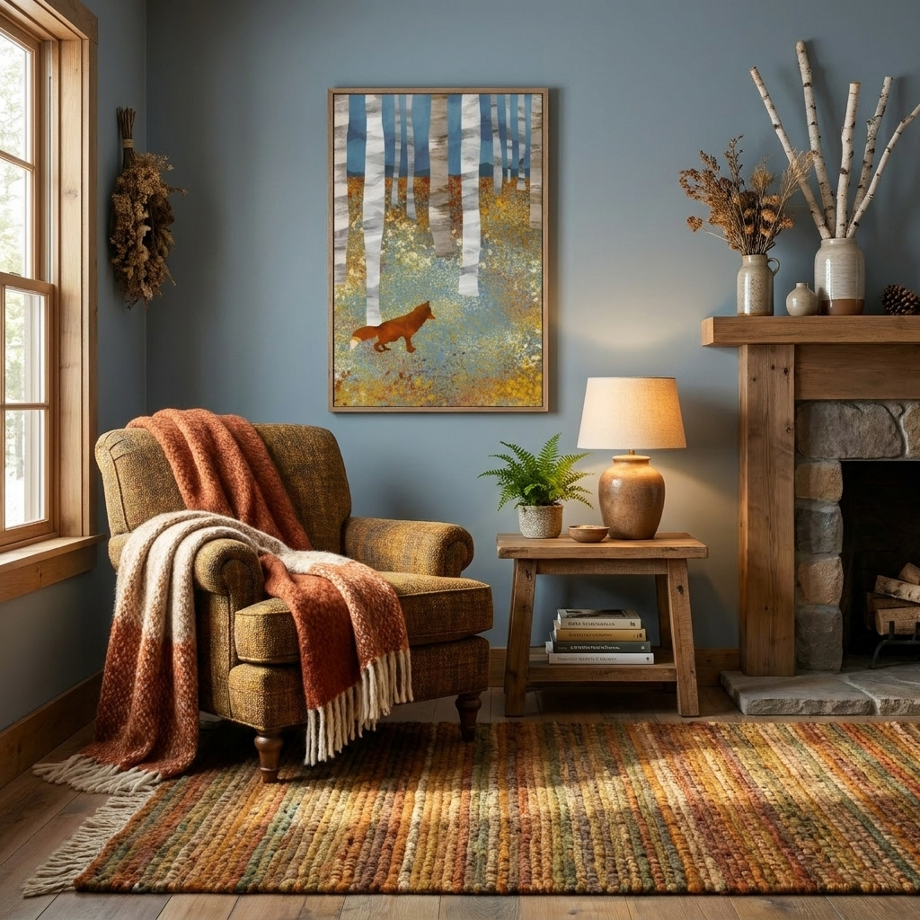 Autumn Fox - Poster Print - No Frame