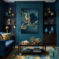 Metallic Octopus IV - Poster Print - No Frame