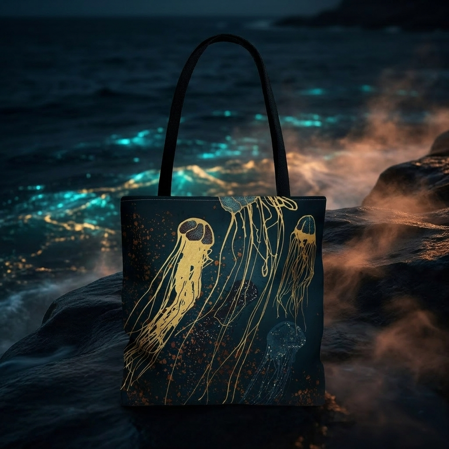 Metallic Jellyfish - Tote Bag