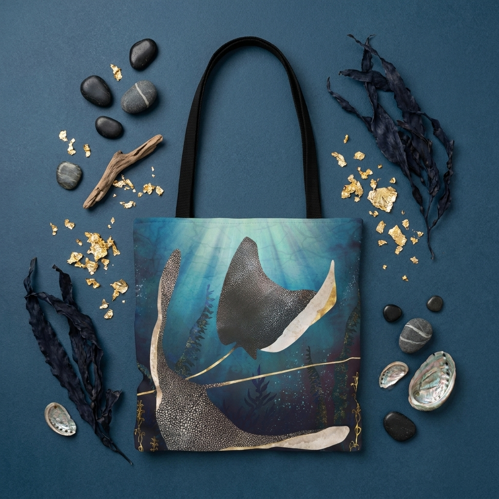 Metallic Stingray - Tote Bag