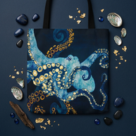 Metallic Octopus VII - Tote Bag