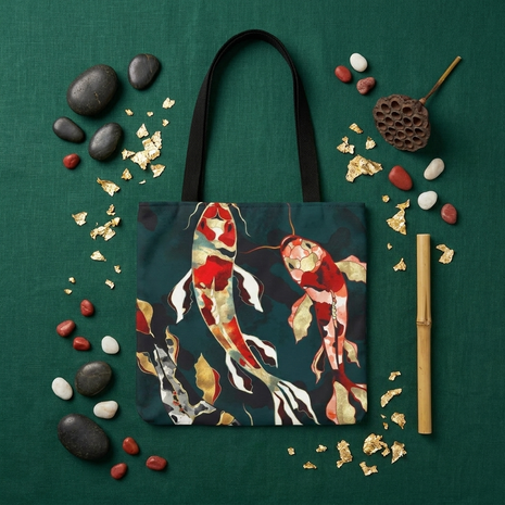 Metallic Koi - Tote Bag