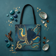 Metallic Octopus IV - Tote Bag