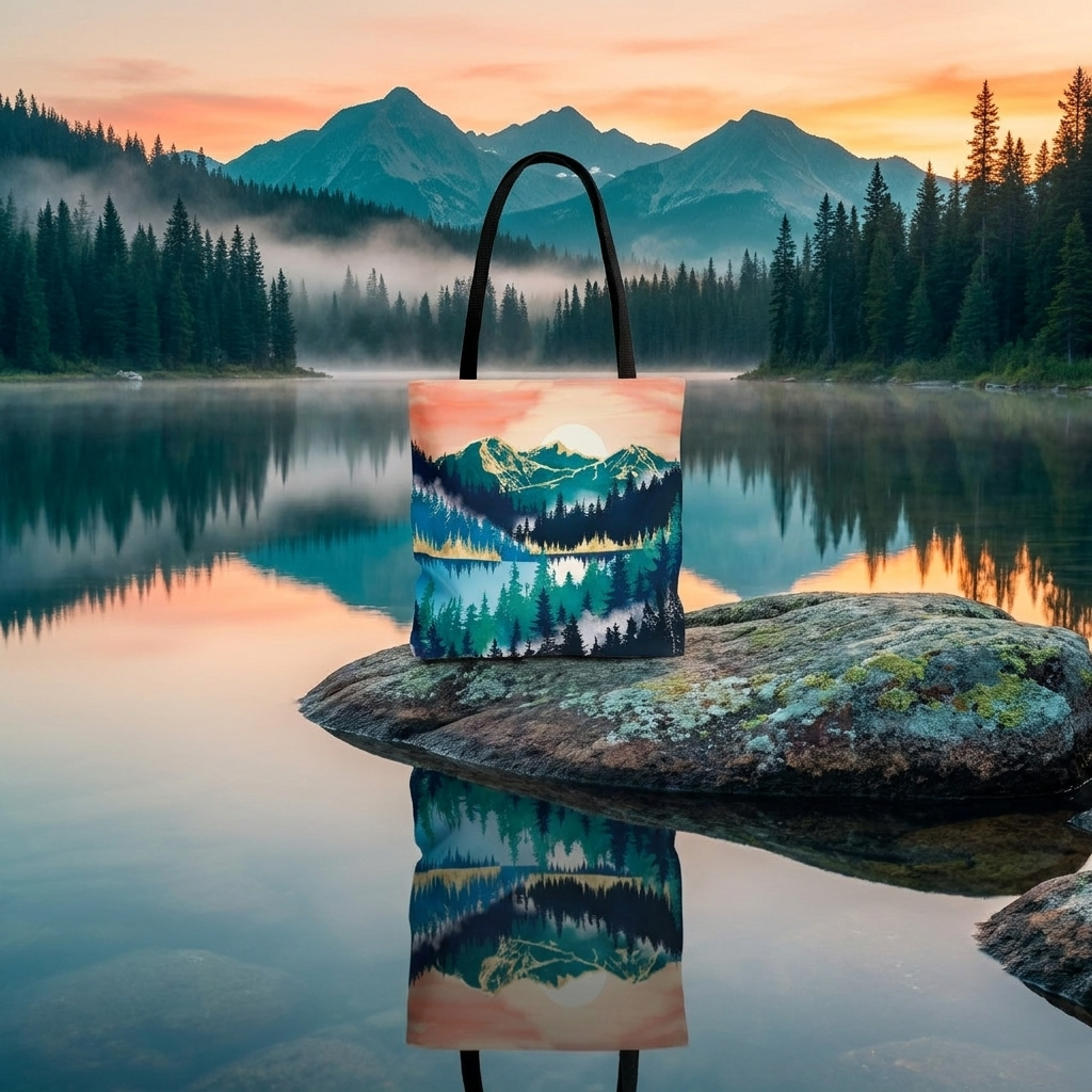 Lake Mist - Tote Bag