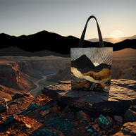 Copper and Gold Mountains - Tote Bag
