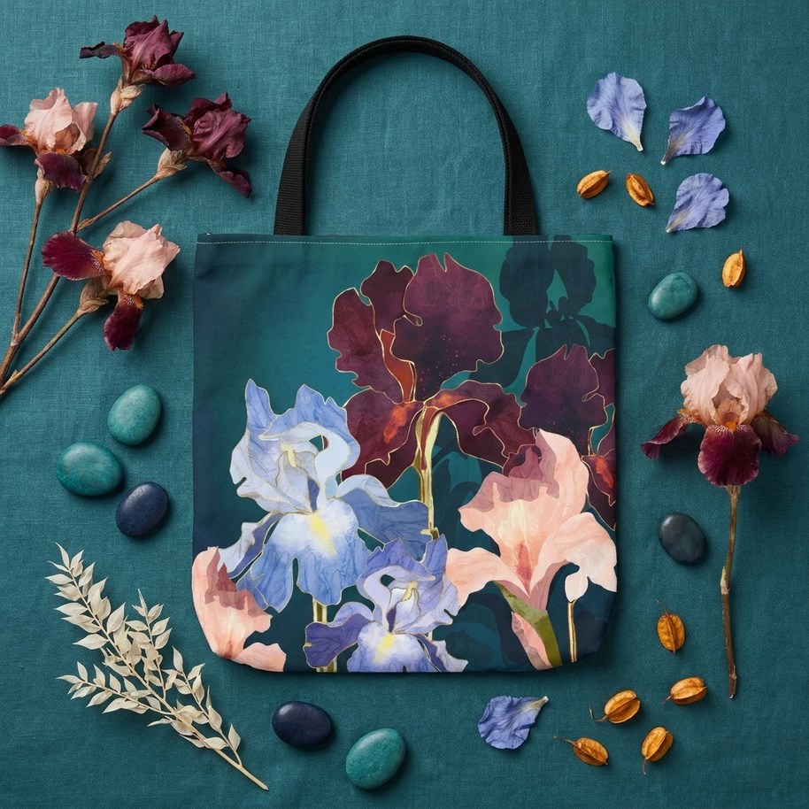 Iris Abstract - Tote Bag