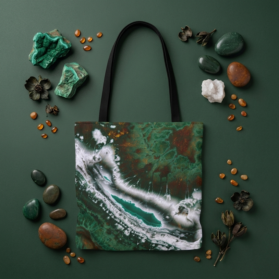 Emerald Agate - Tote Bag