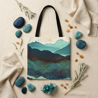 Indigo Mountains - Tote Bag