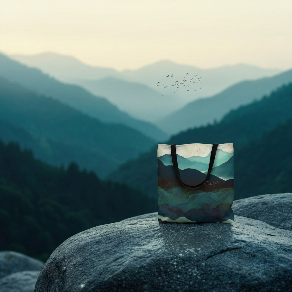 Indigo Mountains - Tote Bag