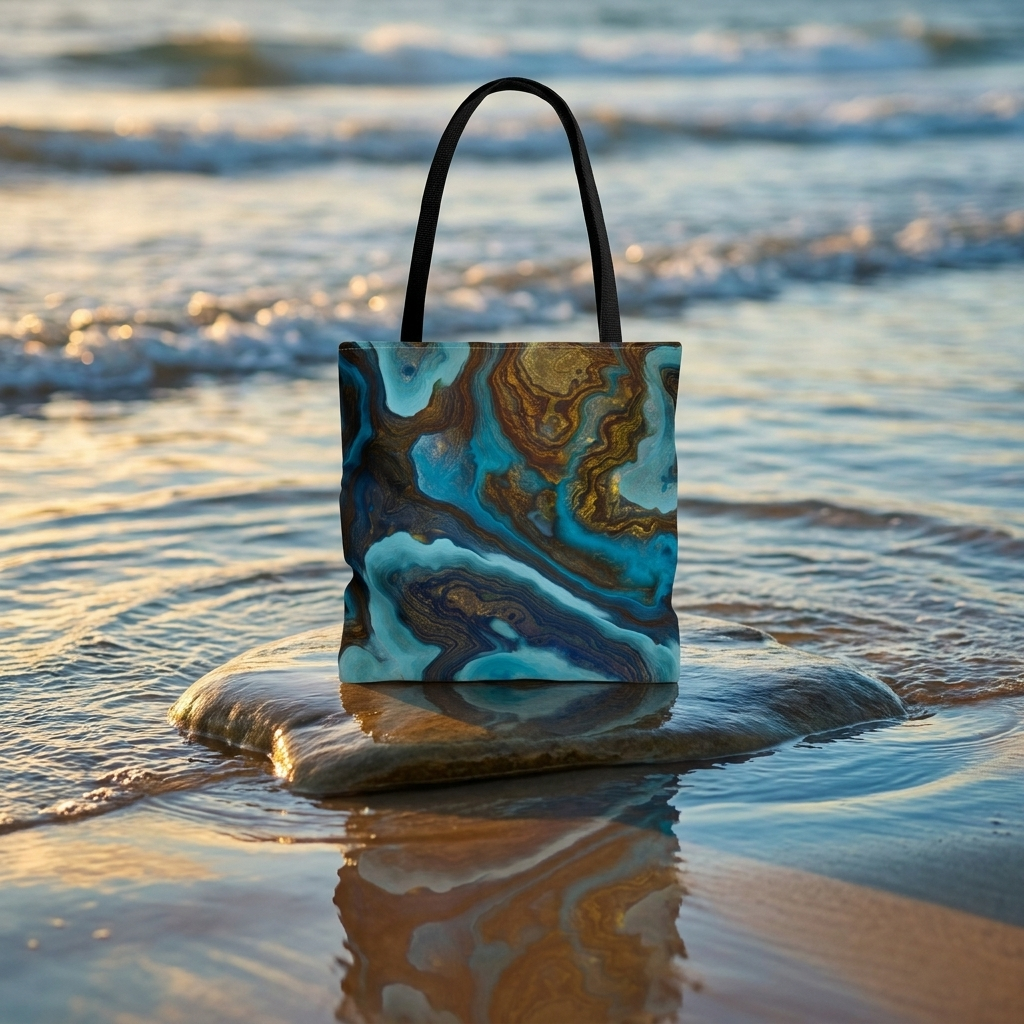 Blue Agate - Tote Bag