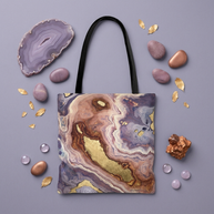 Mauve Agate - Tote Bag
