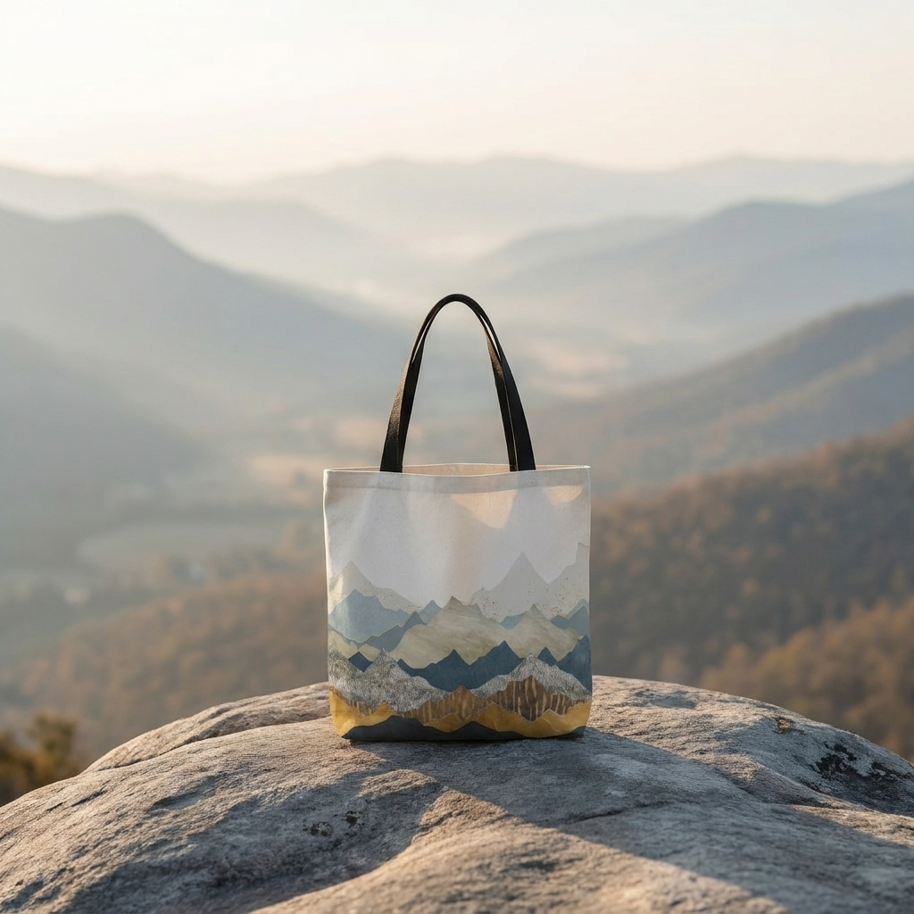 Distant Peaks - Tote Bag