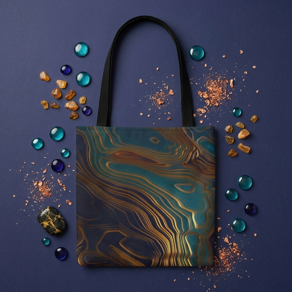 Peacock Ocean - Tote Bag