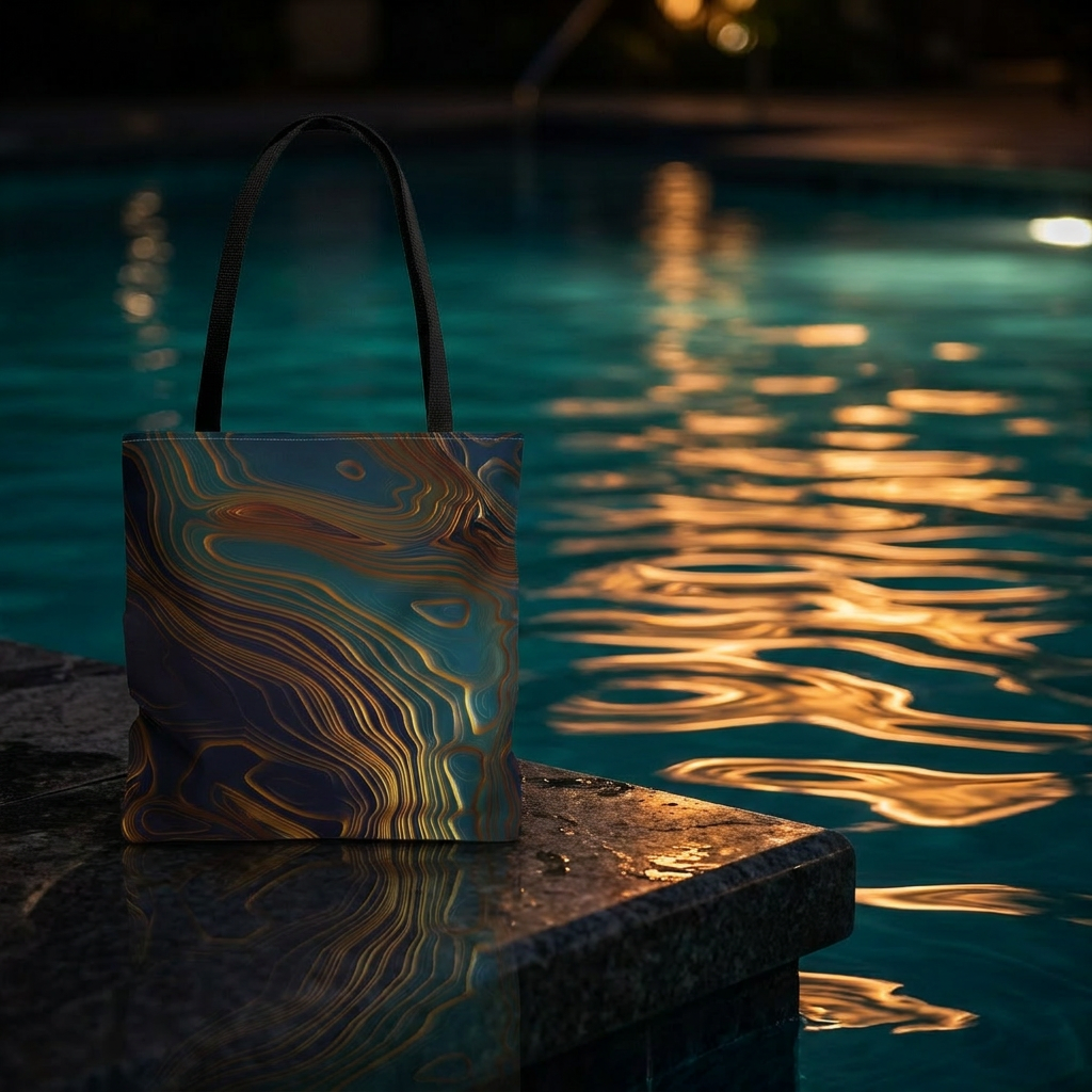 Peacock Ocean - Tote Bag