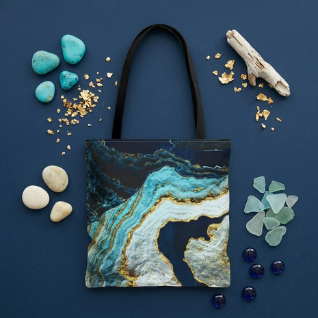 Aerial Ocean Abstract - Tote Bag