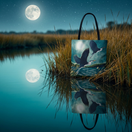Evening Heron - Tote Bag