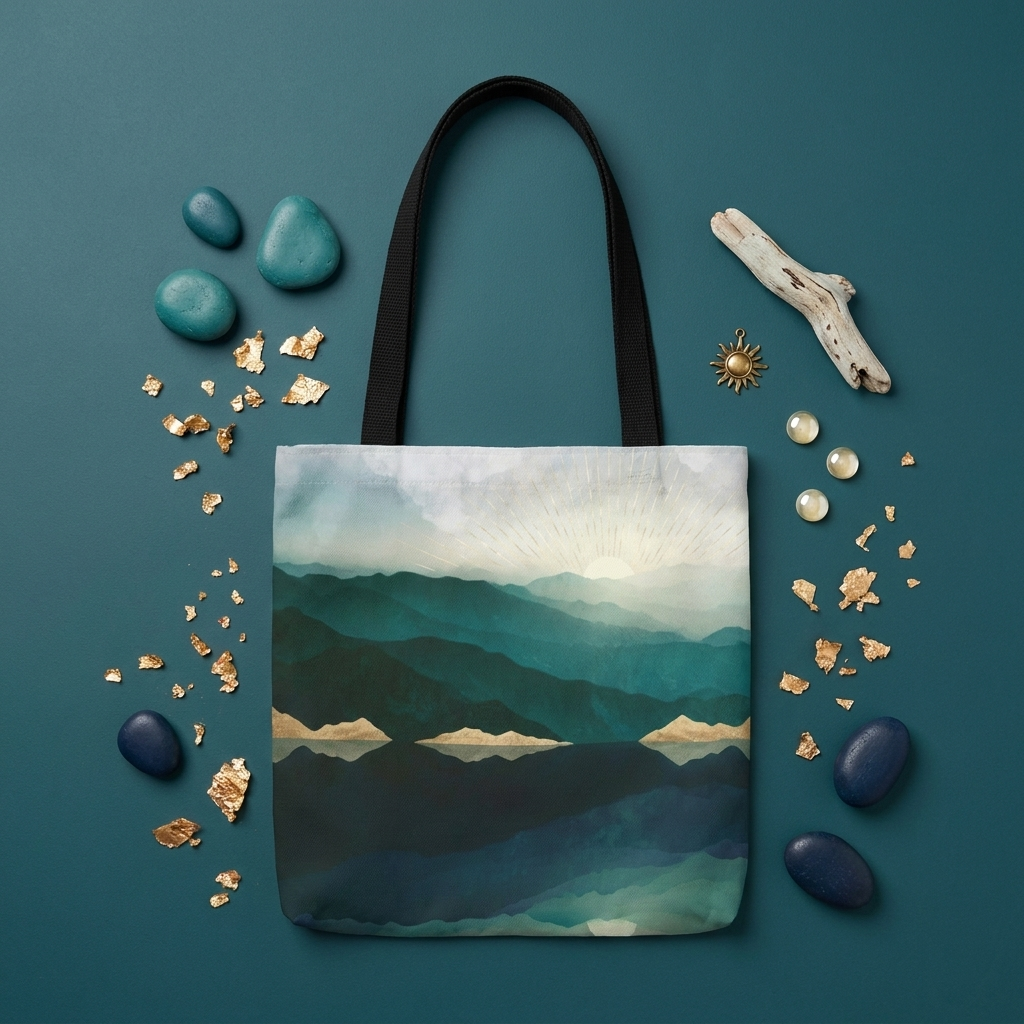 Waters Edge Reflection - Tote Bag