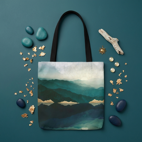 Waters Edge Reflection - Tote Bag