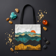 Turquoise Vista - Tote Bag