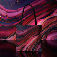 Plum Abstract - Tote Bag
