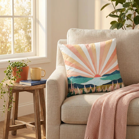 Summer Sunset - Decorative Pillow Cover