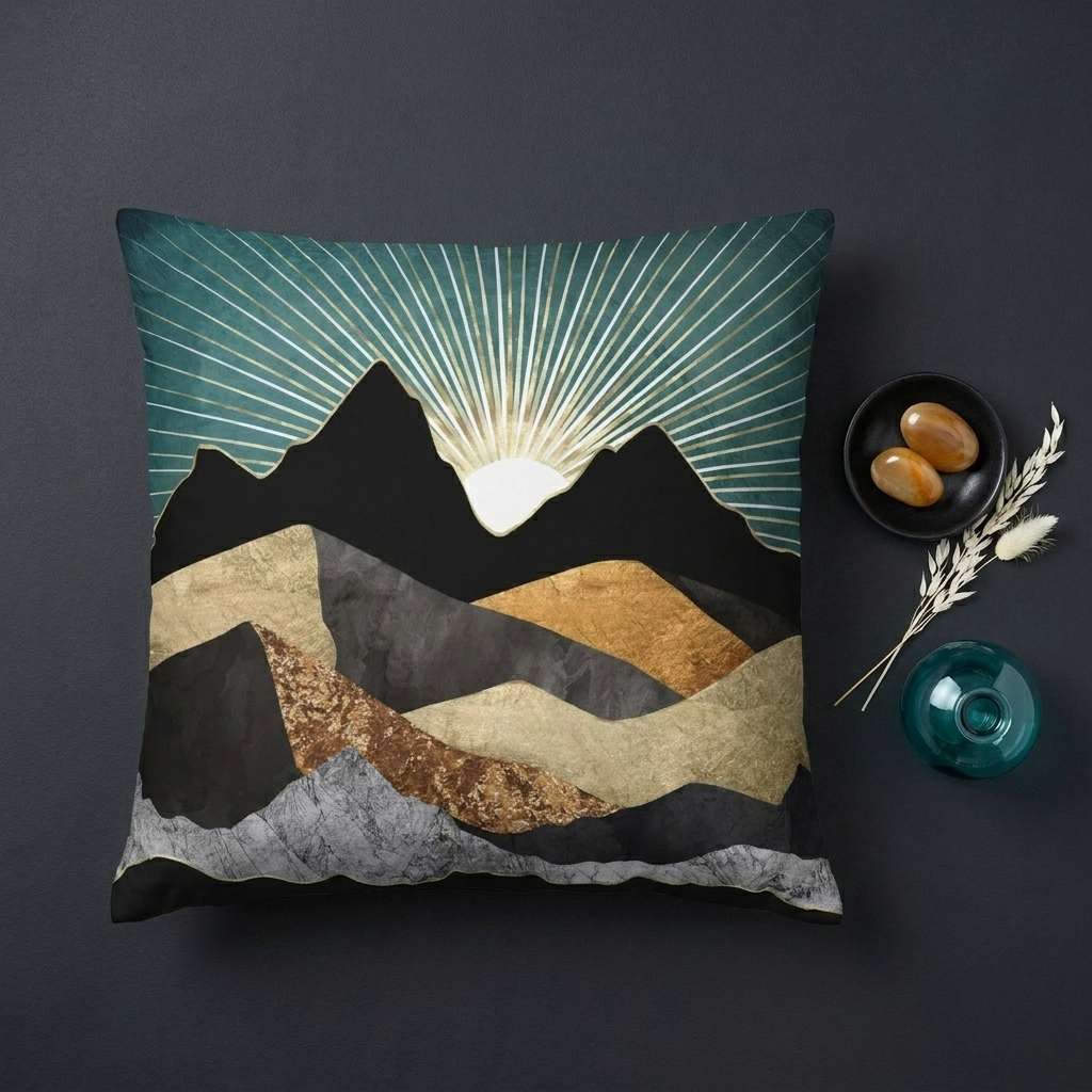Radiant Daybreak - Decorative Pillow Cover