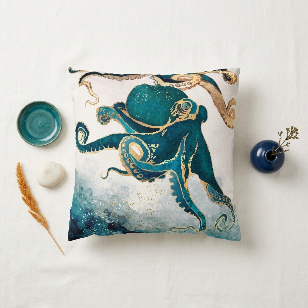 Underwater Dream V - Decorative Pillow Cover
