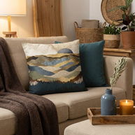 Golden Vista - Decorative Pillow Cover