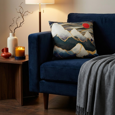 Ice Mountains - Decorative Pillow Cover