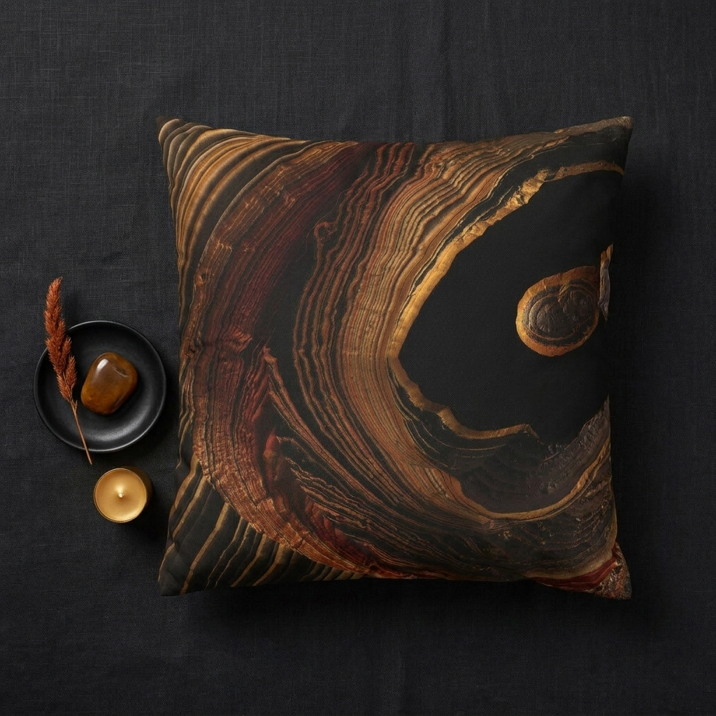 Tigers Eye Canyon - Decorative Pillow Cover