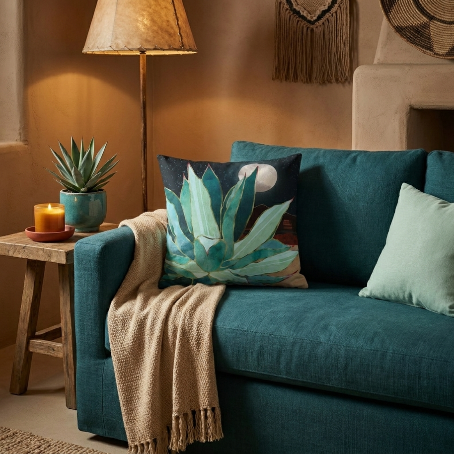 Desert Agave - Decorative Pillow Cover
