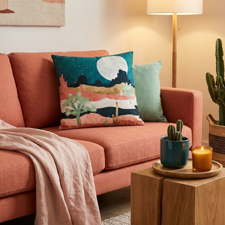 Desert Moon Vista - Decorative Pillow Cover