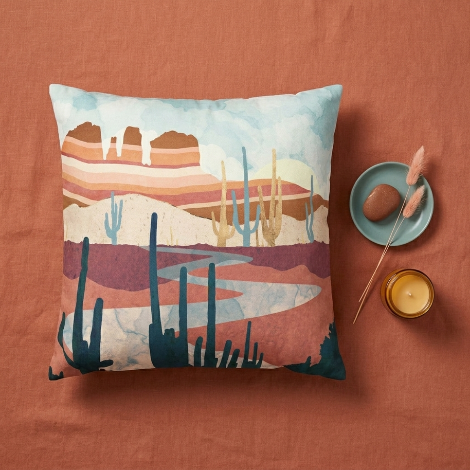 Desert Vista - Decorative Pillow Cover
