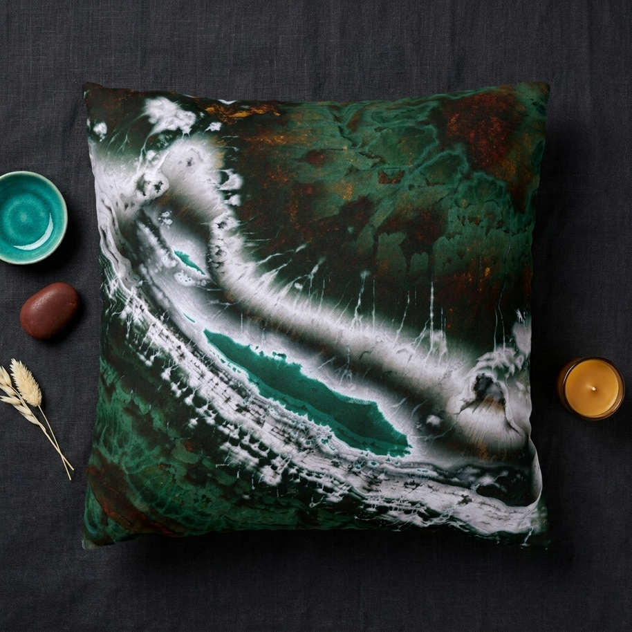 Emarald Agate - Decorative Pillow Cover