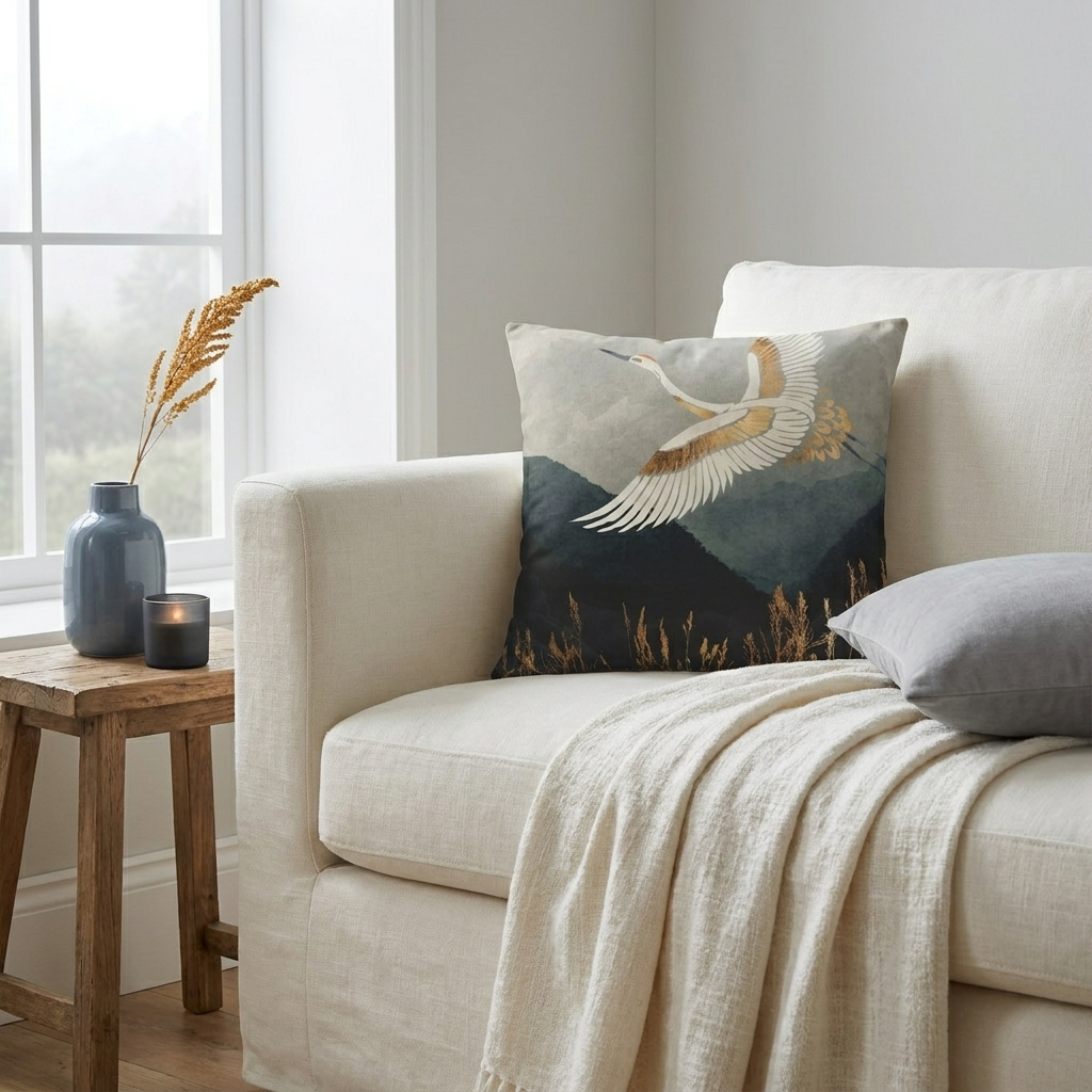 Elegant Flight - Decorative Pillow Cover