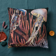 Metallic Coral - Decorative Pillow Cover