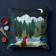 Winter Fox - Decorative Pillow Cover