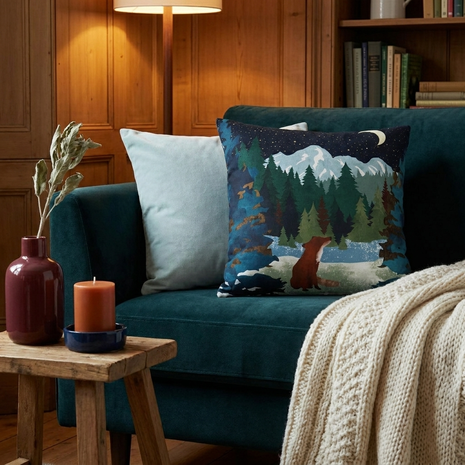 Winter Fox - Decorative Pillow Cover