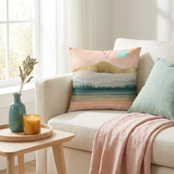 Spring Forest Lake - Decorative Pillow Cover