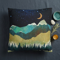 Snowy Night - Decorative Pillow Cover