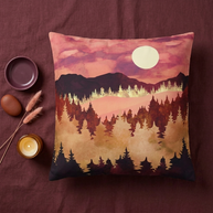 Autumn Sunset - Decorative Pillow Cover