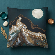 Jewel Mountain - Decorative Pillow Cover