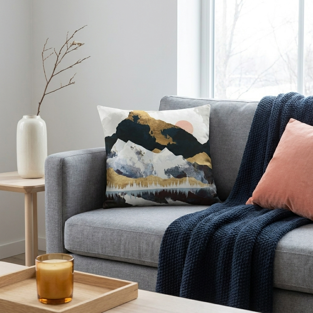 Winters Day - Decorative Pillow Cover