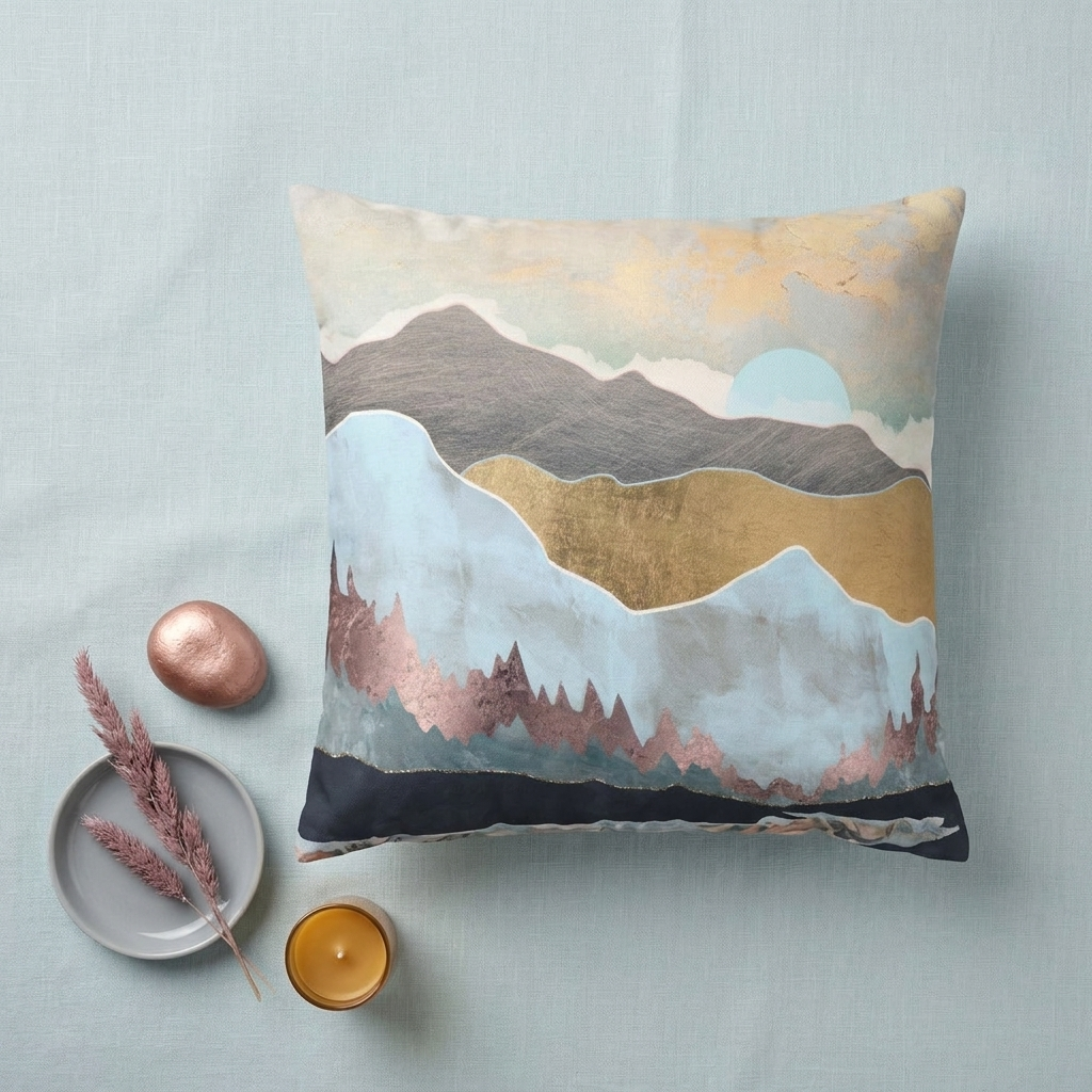 Winter Light - Decorative Pillow Cover