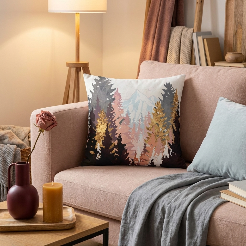 Wine Forest - Decorative Pillow Cover