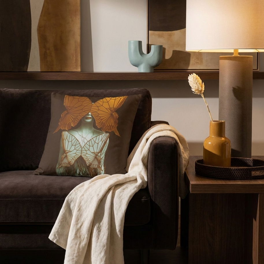 Transformation II - Decorative Pillow Cover