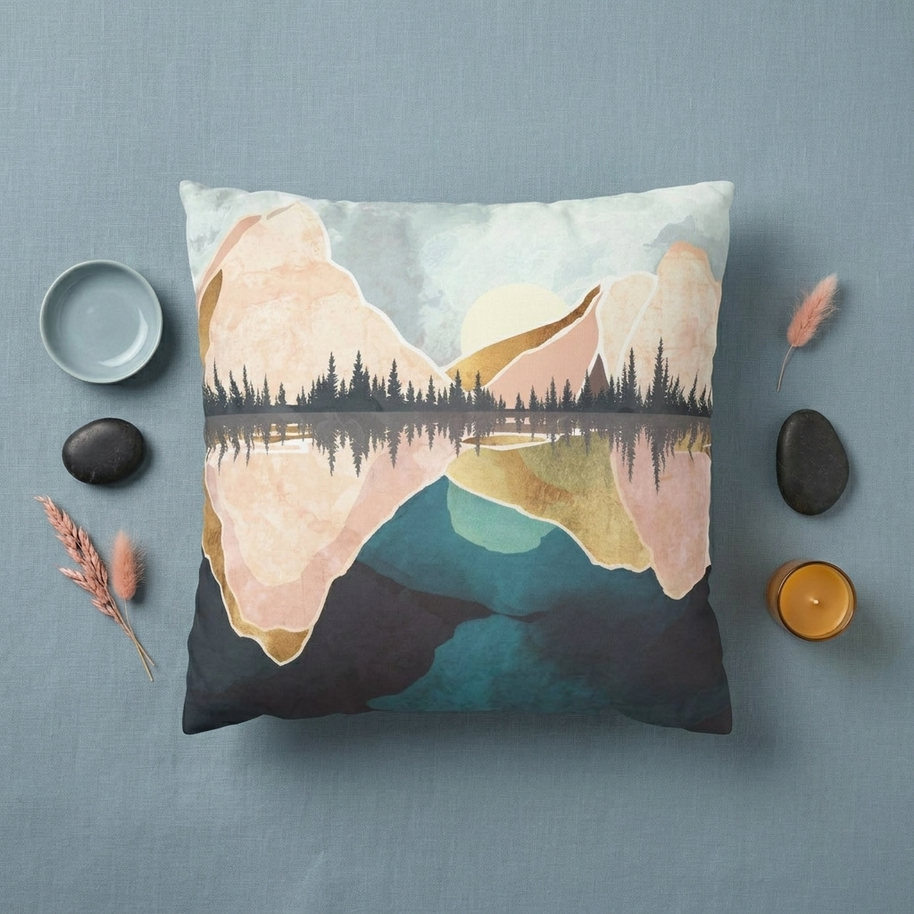 Summer Reflection - Decorative Pillow Cover